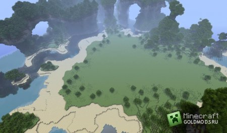 Скачать карту Тропический остров для minecraft 1.4.7