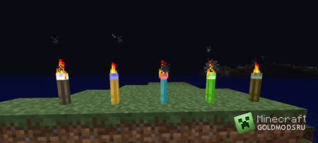 Скачать Mo' Torches Mod Mod для Minecraft 1.4.7 бесплатно
