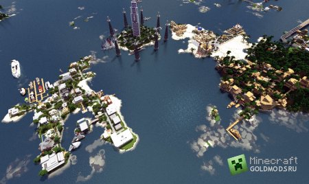 Скачать карту Мегаполис для minecraft 1.4.7 бесплатно