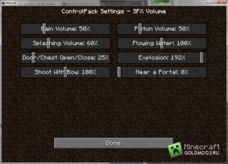  ControlPack    minecraft 1.5.1 