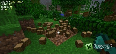 Скачать Tree Capitator mod для Minecraft 1.7.2 бесплатно